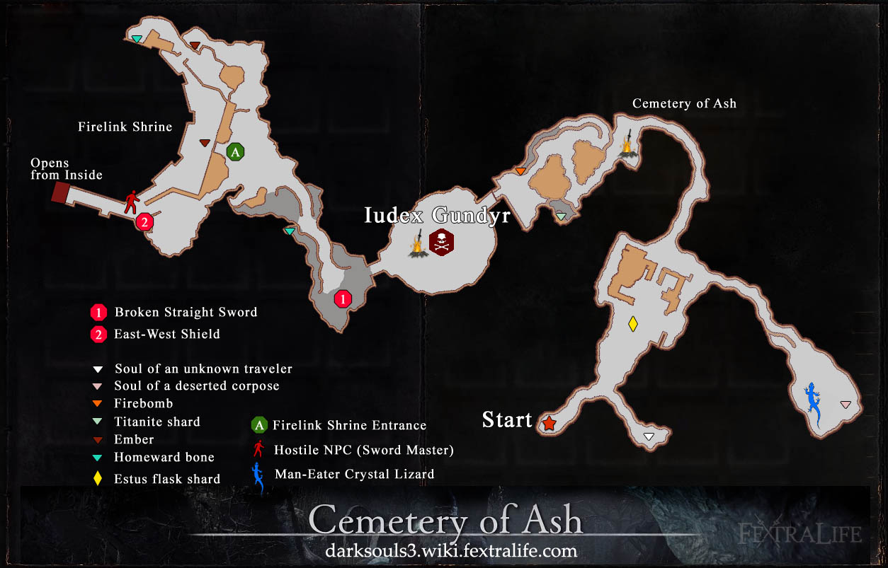Cementery Of Ash - Map